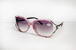 Окуляри жіночі для зору з тонованою лінзою, з діоптріями мінус