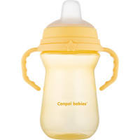 Поильник-непроливайка Canpol babies с силиконовым носиком FirstCup 250 мл Желтая (56\/615_yel)