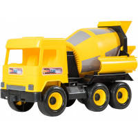 Спецтехника Tigres Авто \" Middle truck\" бетоносмеситель (желтый) в коробке (39493)