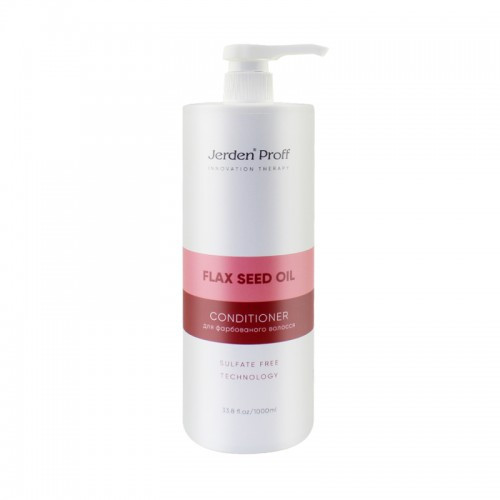 Кондиціонер для фарбованого волосся Jerden Proff Flax Seed Oil Conditioner 1000 мл, фото 1
