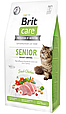 Сухий корм Brit Care Cat GF Senior Weight Control для котів похилого віку з надмірною вагою, курка, 2 КГ, фото 3