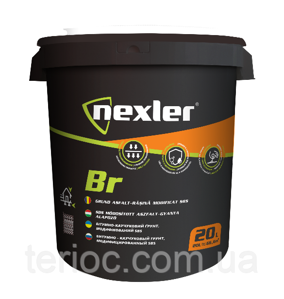 Бітумний праймер на розчиннику IZOBIT BR (NEXLER), 20кг