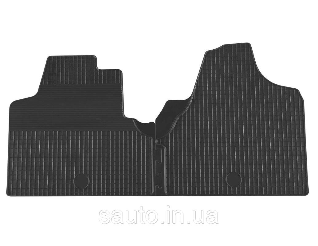 Fiat Scudo 2007-2016. Гумові килимки в авто, резинові, в машину Фіат Скудо