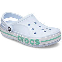 Сабо шлепки кроксы Crocs оригинал Bayband Mineral Blue голубые 36 37 38 39