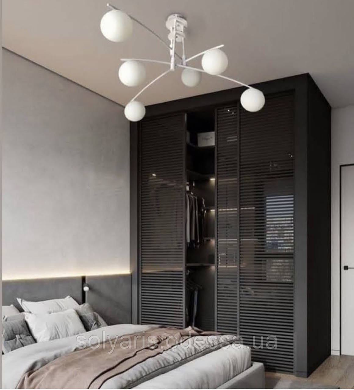 Люстра в стилі Loft на 6 ламп 228127-M