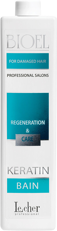 Шампунь для пошкодженого волосся Кератин Bioel Le Cher, 1000 мл, фото 1