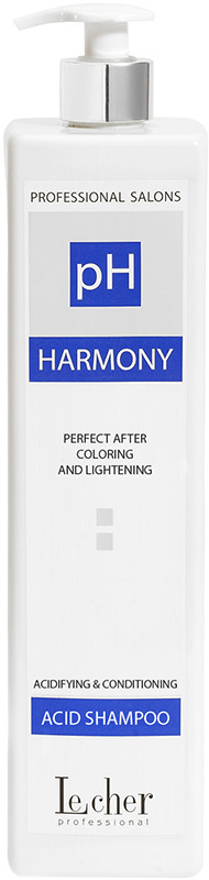 Шампунь для фарбованого та освітленого волосся pH Harmony Acid Le Cher, 1000 мл, фото 1