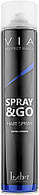 Лак для волос экстра сильной фиксации VIA Spray&Go Le Cher, 750 мл