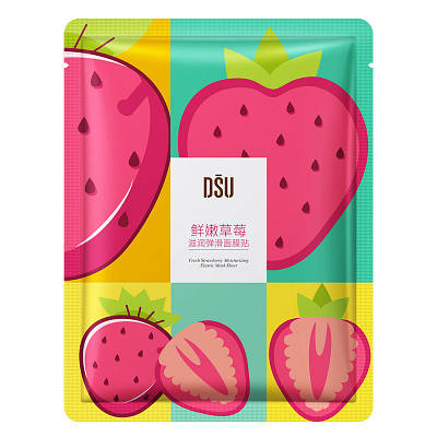 Маска для обличчя DSU Skin Mask з екстрактом полуниці 25 g