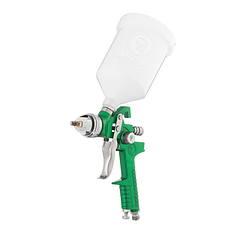 Якісний фарбопульт пневматичний HVLP, форсунка 2.5 мм, верхній пластиковий бачок 600 мл, 3 бар, 300 л/хв  INTERTOOL PT-0125