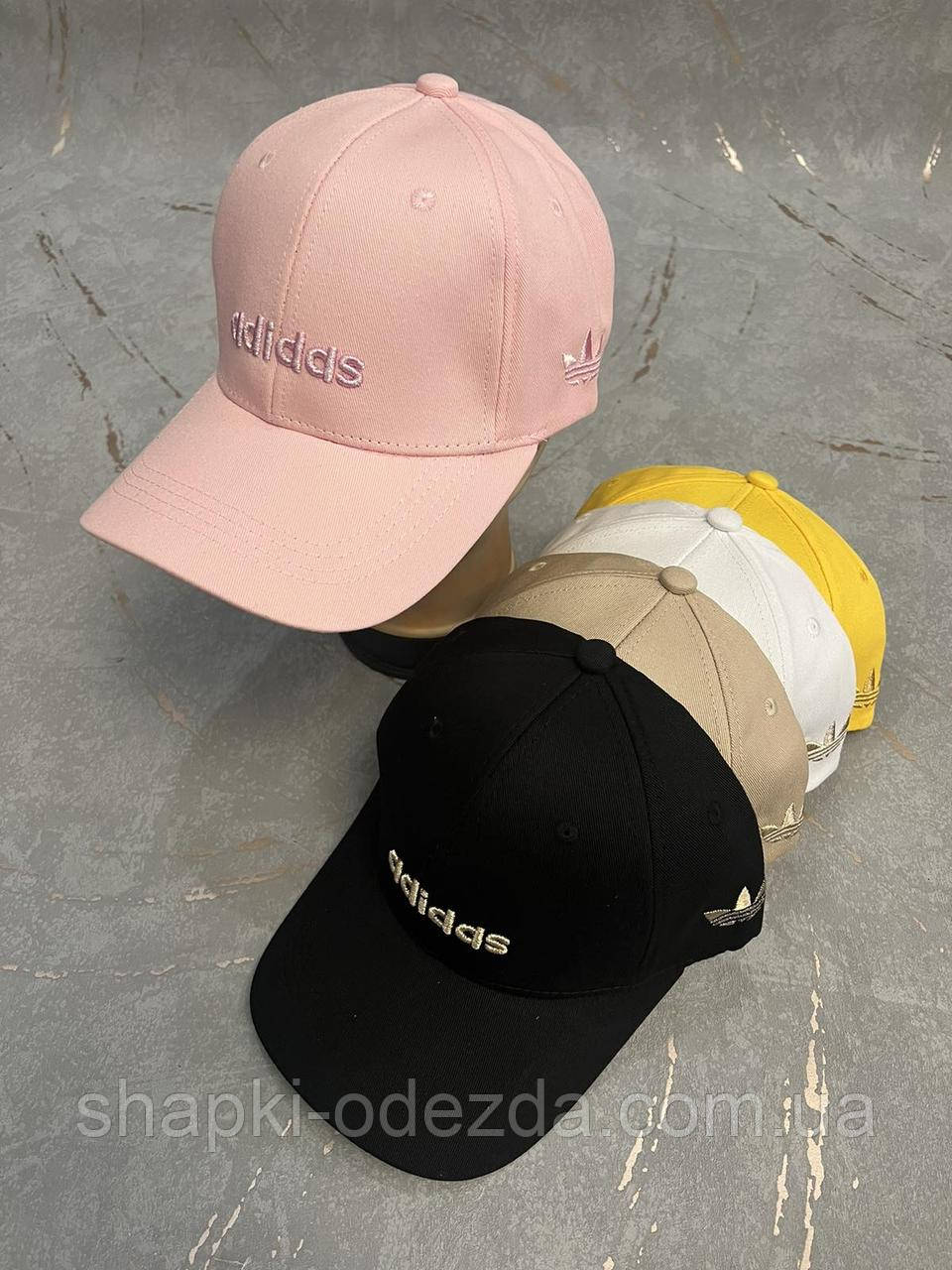 Кепка коттонова Оптом "Adidas" 56-59 р