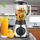 Блендер для дому з імпульсним режимом Zepline ZP004, блендер стаціонарний 850 Вт Сірий, фото 10