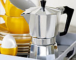 Гейзерна кавоварка на 3 чашки BN-155, фото 3
