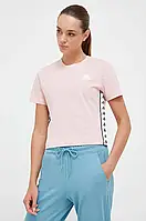 Бавовняна футболка Kappa колір рожевий, XS, S, M, L