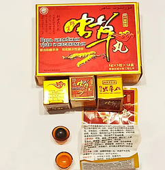 Цар цілющих трав та комах - традиційний китайський препарат для потенції, 12 кульок.