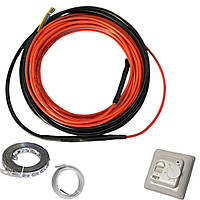 Нагрівальний кабель Dian Technology 64,4 м (5.2-8.1 м.кв) DTHC 2012 з механічним терморегулятором