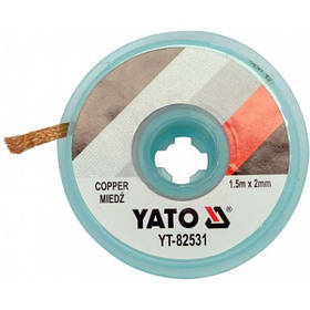 Стрічка плетена з міді для очищення припою YATO YT-82531