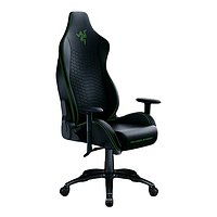 Кресло геймерское эргономическое откидное для хардкорных игр регулируемое Iskur X, green XL Razer