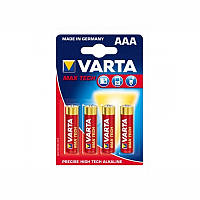 Батарейки Varta Max Tech AAA 1.5 V 4 шт.