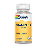 Витамин B2, 100 Мг, Solaray, 100 капсул