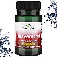 Ресвератрол Swanson Resveratrol 100 мг 30 капсул