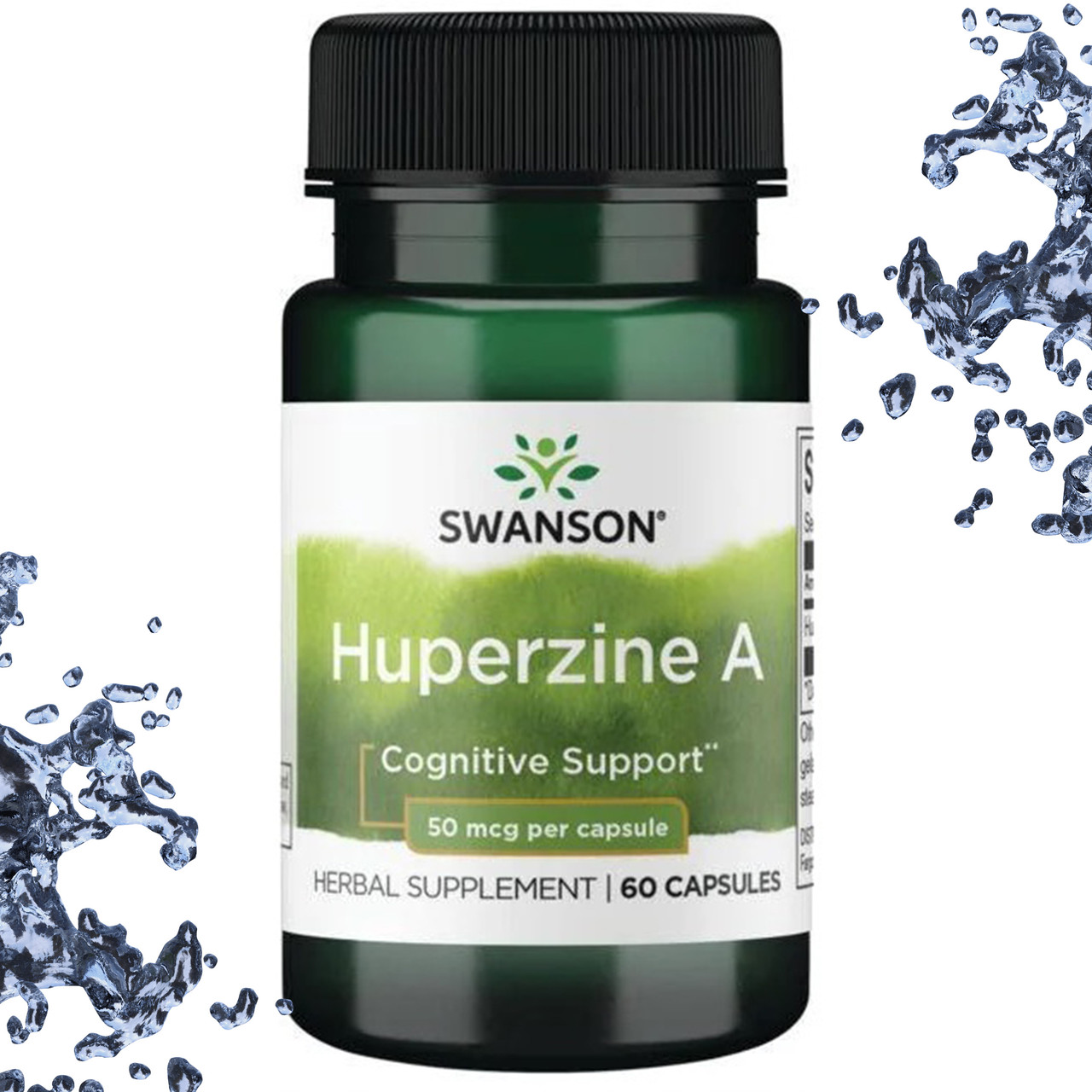 Для мозку Гіперзин А Swanson Huperzine A 50 мкг, 60 капсул