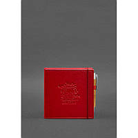 Кук-бук для записи рецептов Книга кулинарных секретов в красной обложке