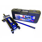 Домкрат підкатний гідравлічний 2 т (h min 130мм, h max 380мм) у кейсі Forsage F-T83000F, фото 6