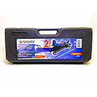 Домкрат підкатний гідравлічний 2 т (h min 130мм, h max 380мм) у кейсі Forsage F-T83000F, фото 5