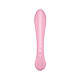 Двосторонній вібратор-кролик Satisfyer Triple Oh Pink, 3 мотори, руків’я-масажер  18+, фото 4