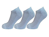 Шкарпетки чоловічі сітка короткі білий арт.600 MS р.40-44 12пар ТМ Житомир