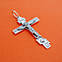Срібний православний хрест - натільний чоловічий хрестик зі срібла 925 проби (7 г), фото 2