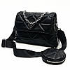 Сумка Жіноча з монетницею M&JJ Чорний 23*26*18*9 см 4017, фото 2