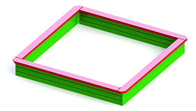 Пісочниця середня дерев'яна SiverSport KID201.2