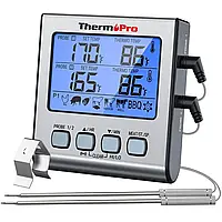 Термометр двоканальний для м'яса Thermopro TP17 (-10C до +300C) з таймером і магнітом