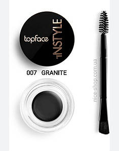 Помадка для брів Topface Instyle Gel, тон 007, з пензлем