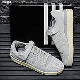 Чоловічі кросівки Adidas Forum low Gray, фото 6