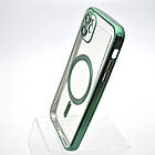 Чохол накладка з MagSafe Stylish Case для Apple iPhone 11 Dark Green, фото 3