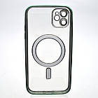 Чохол накладка з MagSafe Stylish Case для Apple iPhone 11 Dark Green, фото 5