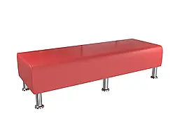 Банкетка 1500x500x380 BNB Solo Кушетка. Для школи, лікарні, адміністратора, очікування. Різні кольори.