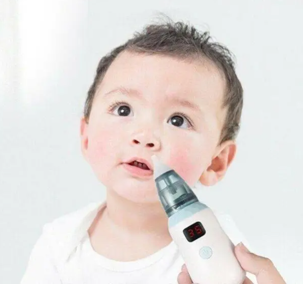 Детский назальный аспиратор для носа аккумуляторный baby nosе аспиратор для детей всасыватель соплей белый - фото 6 - id-p1835378077