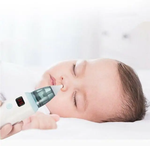 Детский назальный аспиратор для носа аккумуляторный baby nosе аспиратор для детей всасыватель соплей белый - фото 10 - id-p1835378077