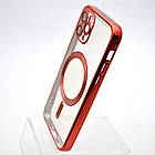 Чохол накладка з MagSafe Stylish Case для Apple iPhone 11 Pro Rose Red, фото 3