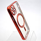 Чохол накладка з MagSafe Stylish Case для Apple iPhone 11 Pro Rose Red, фото 2