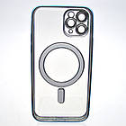 Чохол накладка з MagSafe Stylish Case для Apple iPhone 11 Pro Blue, фото 5