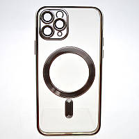 Чехол накладка с MagSafe Stylish Case для Apple iPhone 11 Pro Silver