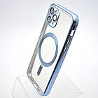 Чохол накладка з MagSafe Stylish Case для Apple iPhone 11 Pro Light Blue, фото 3