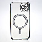 Чохол накладка з MagSafe Stylish Case для Apple iPhone 11 Pro Light Blue, фото 5