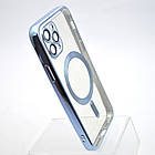 Чохол накладка з MagSafe Stylish Case для Apple iPhone 11 Pro Light Blue, фото 2