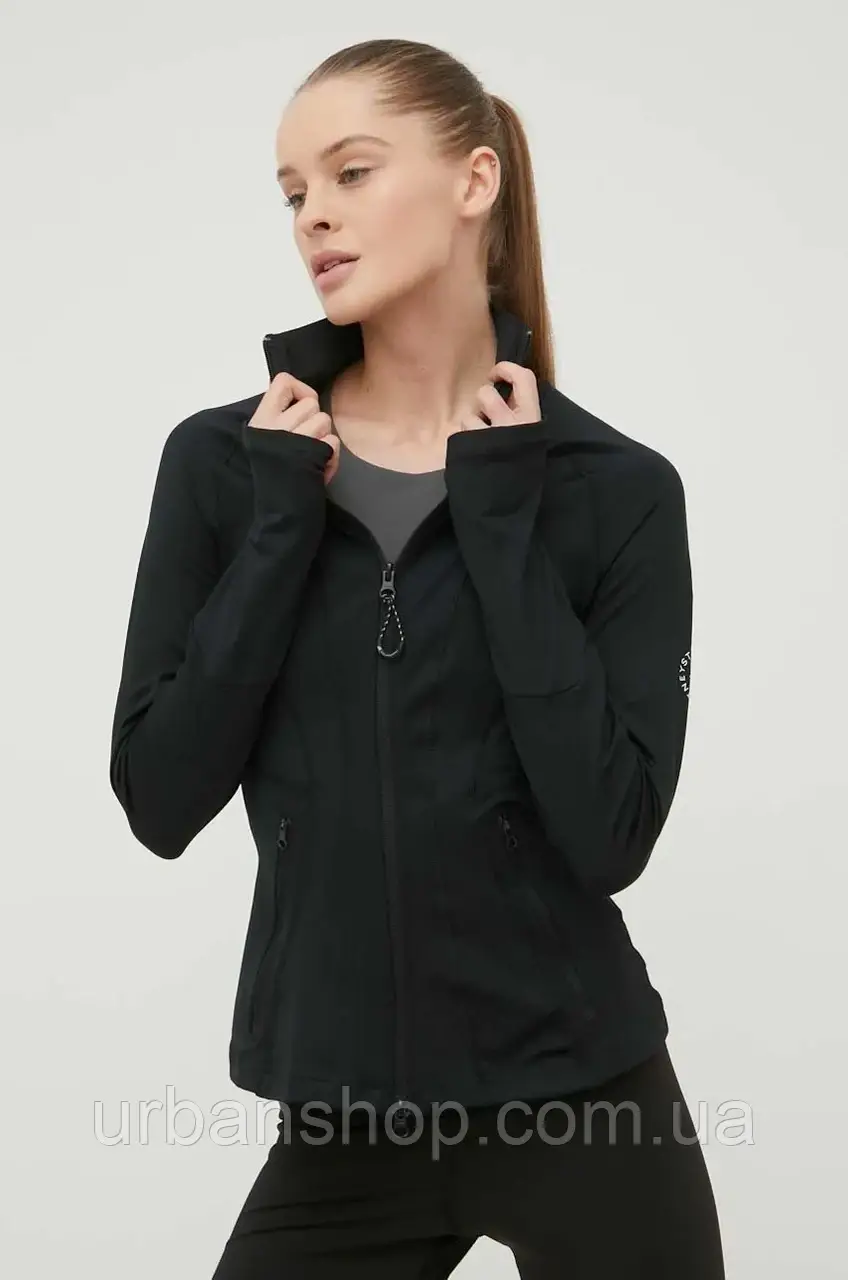 Тренувальна кофта adidas by Stella McCartney Truepurpose жіноча колір чорний однотонна, XXS, XS, S, M